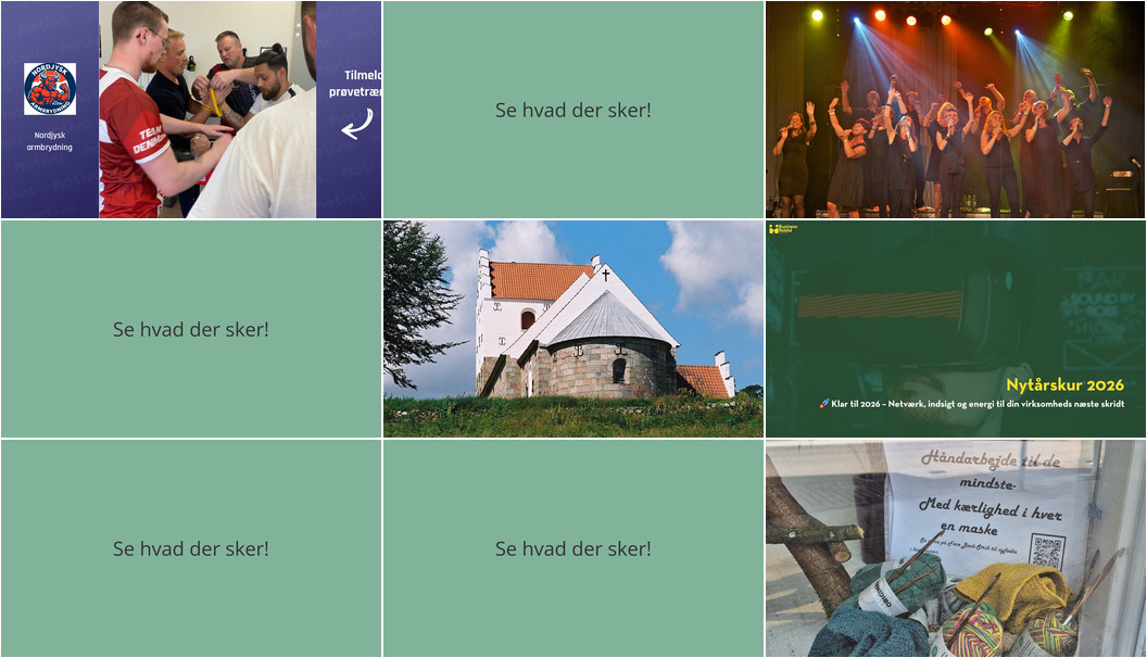 Ugen i Støvring: Fra armbrydning og korøvelser til erhvervsnytårskur og håndarbejde