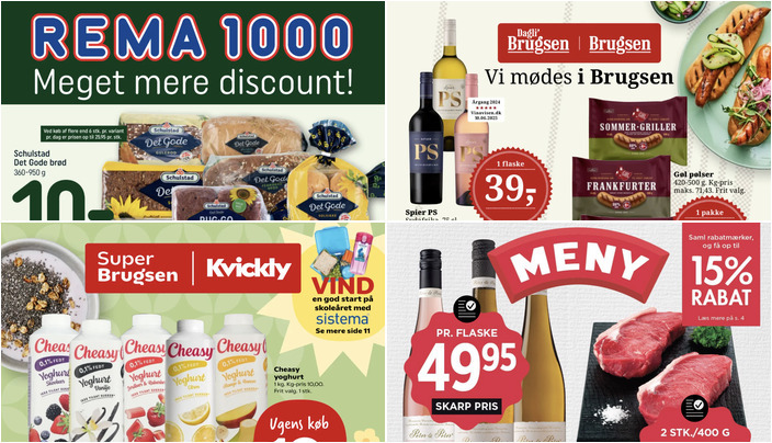 Gode tilbud på Magnum is til 25 kr. og Spier PS vin til 39 kr. i Haslevs dagligvarebutikker