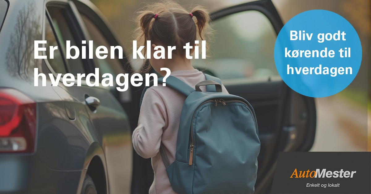 GUMMI-OLE gør bilen klar til hverdagen