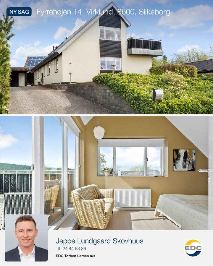 Storslået villa med udsigt over Thorsø til salg hos EDC Torben Larsen