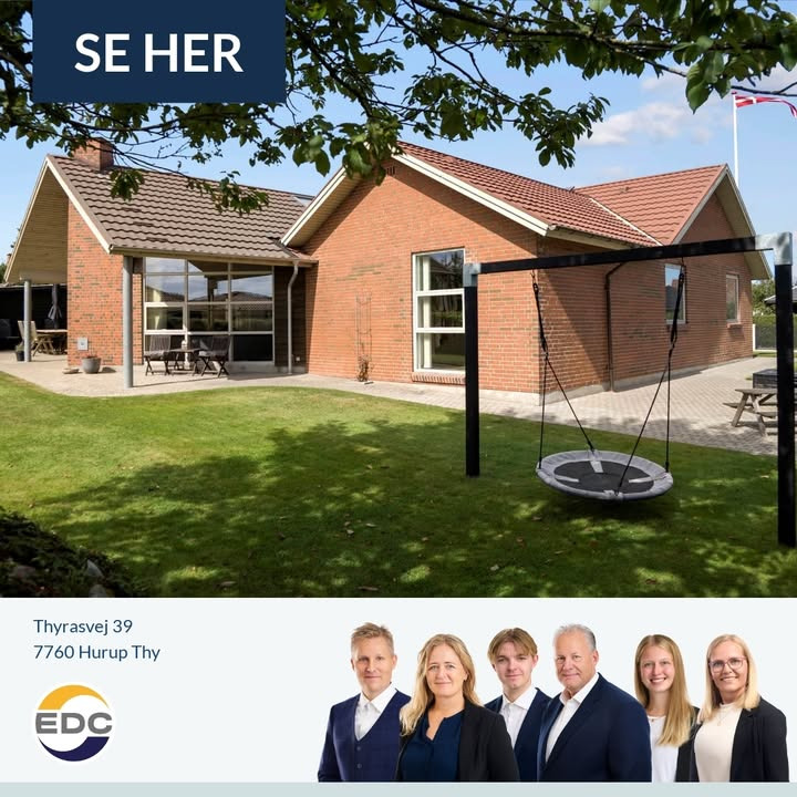 EDC Hurup Thy fremhæver velholdt familievilla med attraktiv beliggenhed