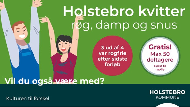 Holstebro Kommune støtter Kræftens Bekæmpelse og lancerer et nyt rygestop-kursus