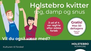 Holstebro Kommune støtter Kræftens Bekæmpelse og lancerer et nyt rygestop-kursus