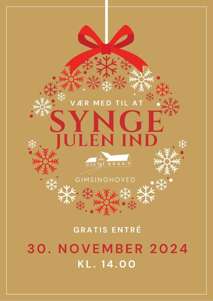 Gimsinghoved inviterer til gratis julesang den 30. november