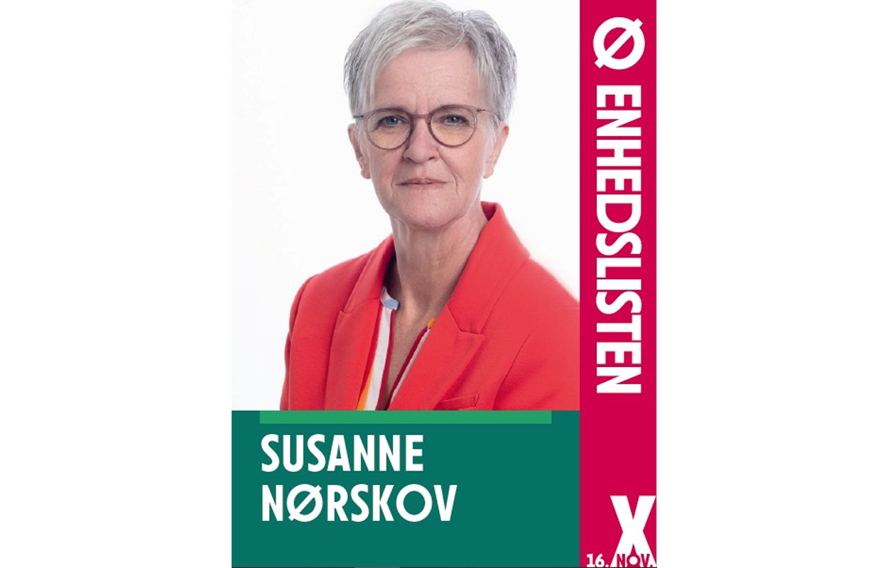 Susanne Holzendorff Nørskov stiller op for Enhedslisten