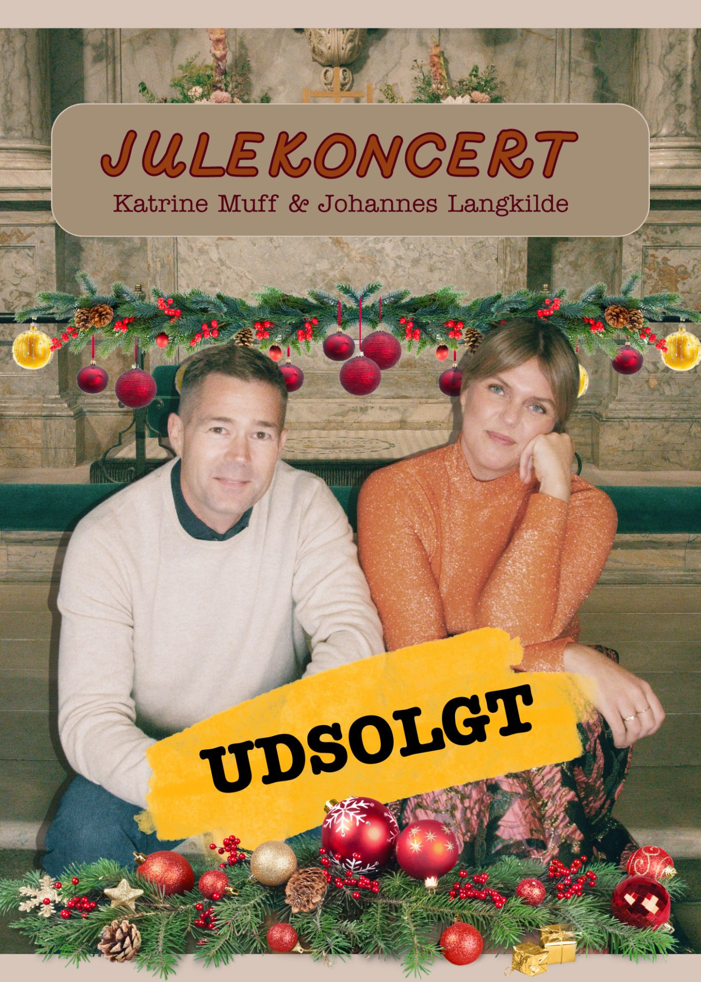 Julekoncerter med Katrine Muff og Johannes Langkilde i Brønderslev