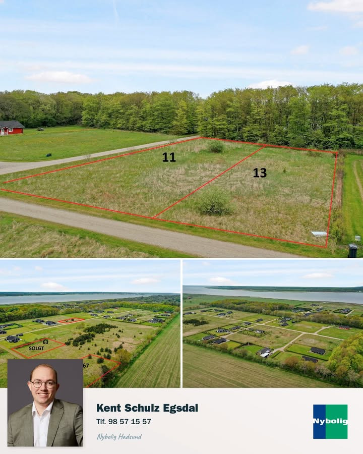 Nybolig Hadsund tilbyder sommerhusgrunde i Egense tæt på naturen