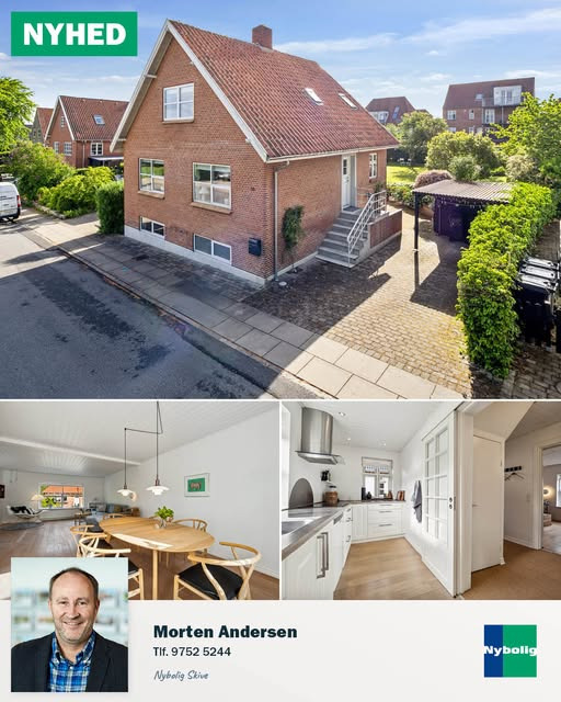 Nybolig Skive I/S præsenterer charmerende villa i Skive centrum