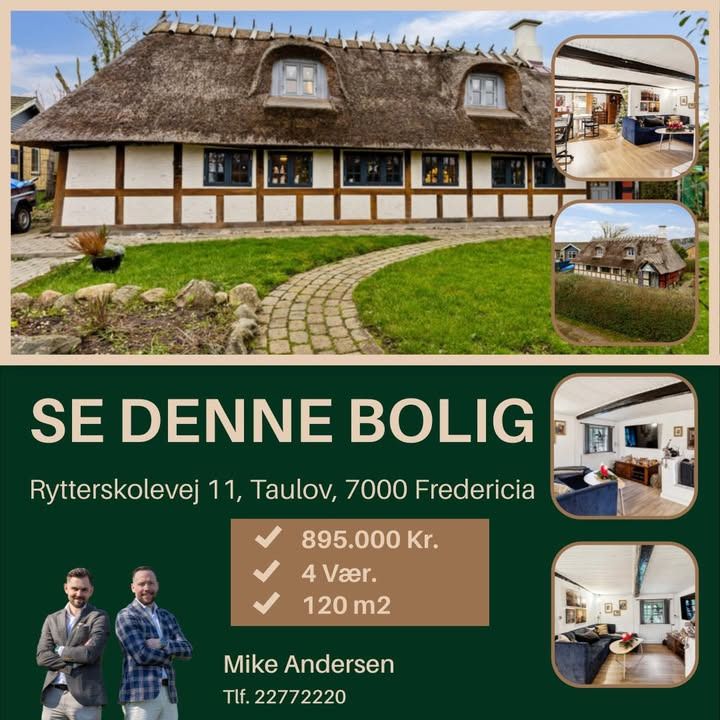 Charmerende villa på Rytterskolevej 11 i Taulov til 895.000 kr. fra Ejendomsmægler Mike Andersen