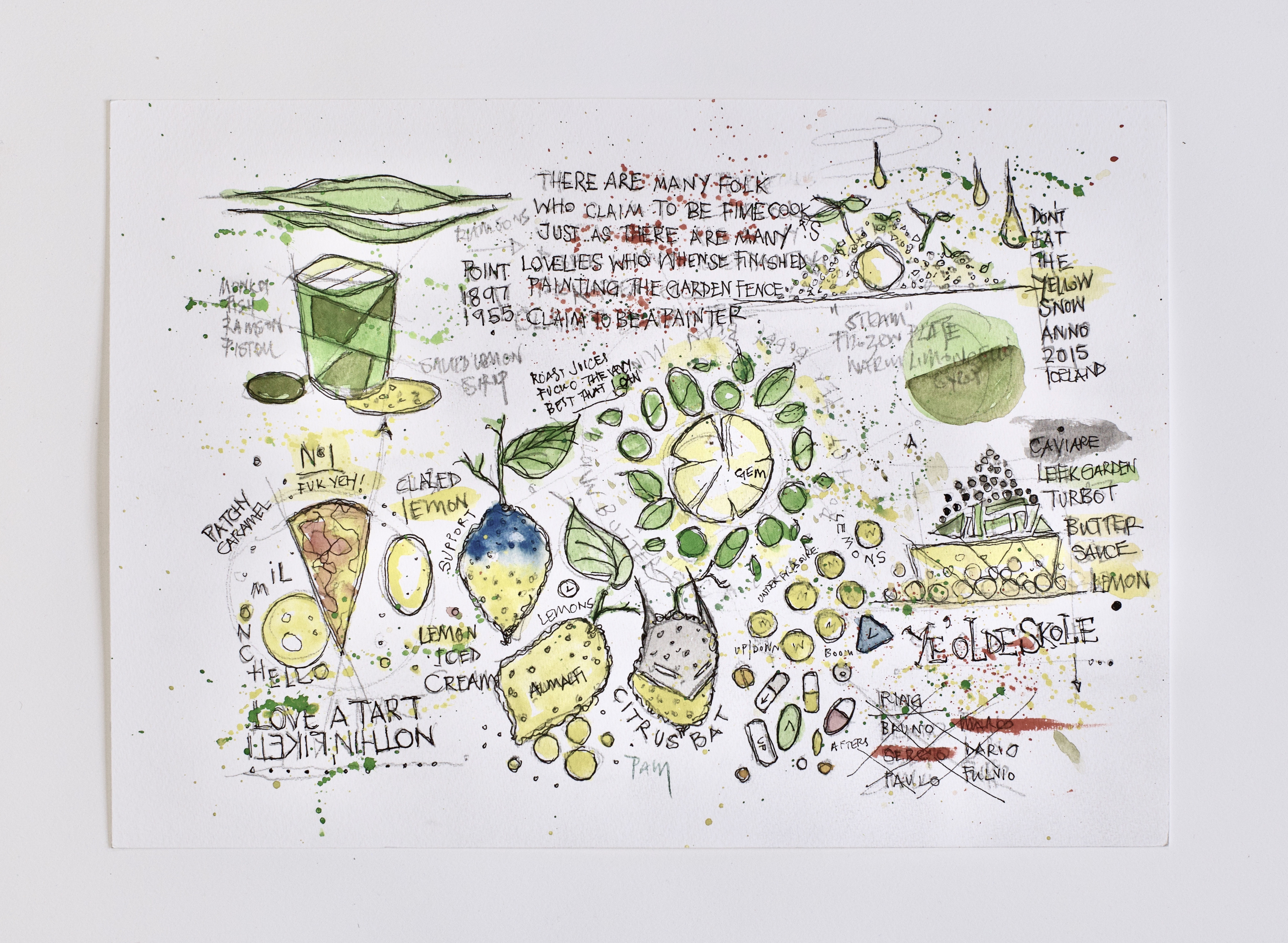 Paul Cunningham præsenterer fem tegnede menuer i Nørre Nebel