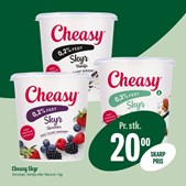 Cheasy skyr til 20 kr. i butikken fra 22. til 28. juni