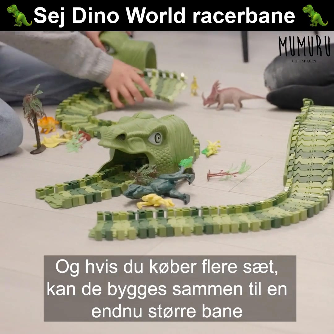 Byg din egen dinosaur racerbane – kun få sæt tilbage hos SPAR Nørrebro Hjørring