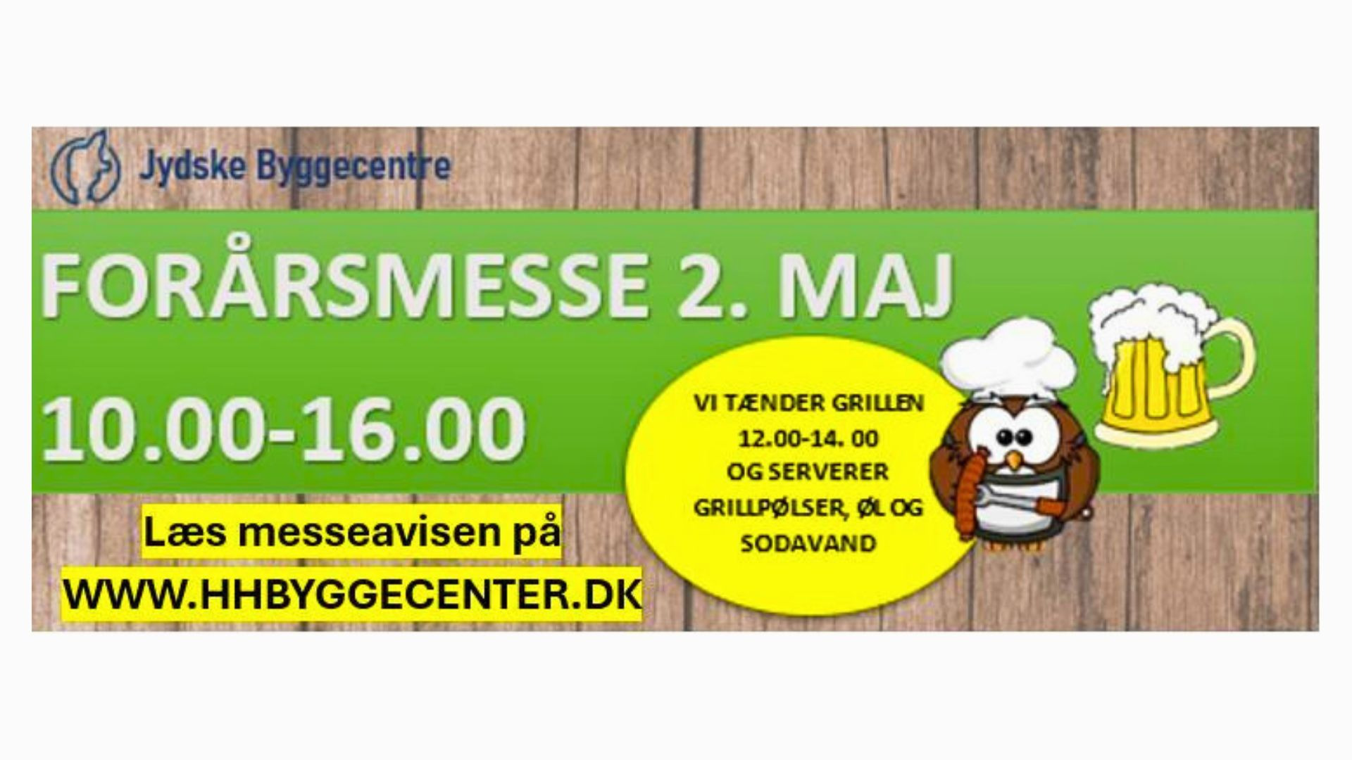 Forårsmesse hos HH Trælast & Byggecenter