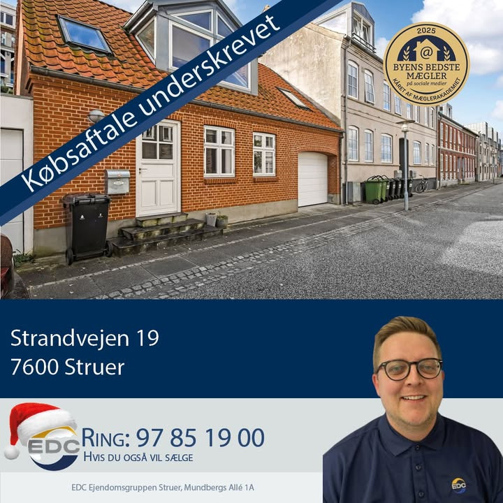 Købsaftale underskrevet på Strandvejen 19 af EDC Ejendomsgruppen Struer