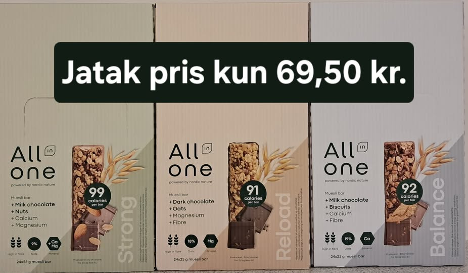 SPAR Valsgård tilbyder hel kasse mueslibarer til særpris