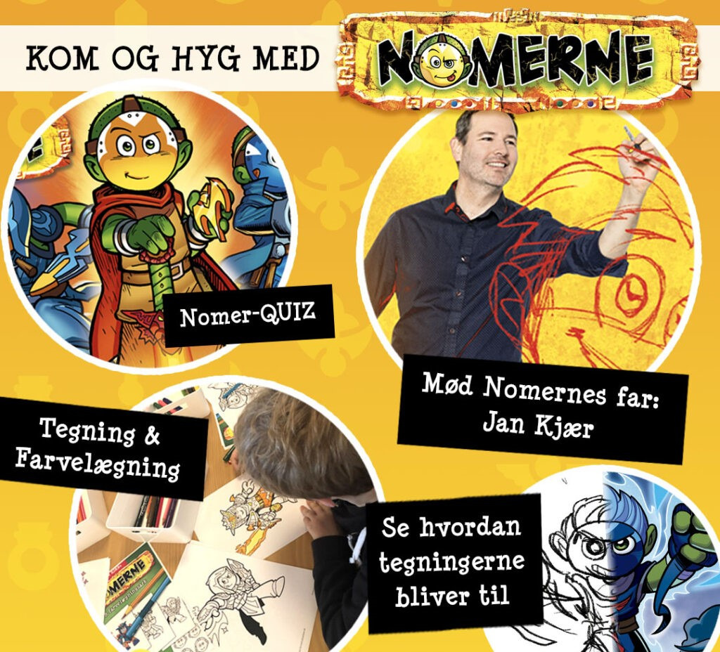 Nomerne indtager bibliotekerne i efterårsferien 