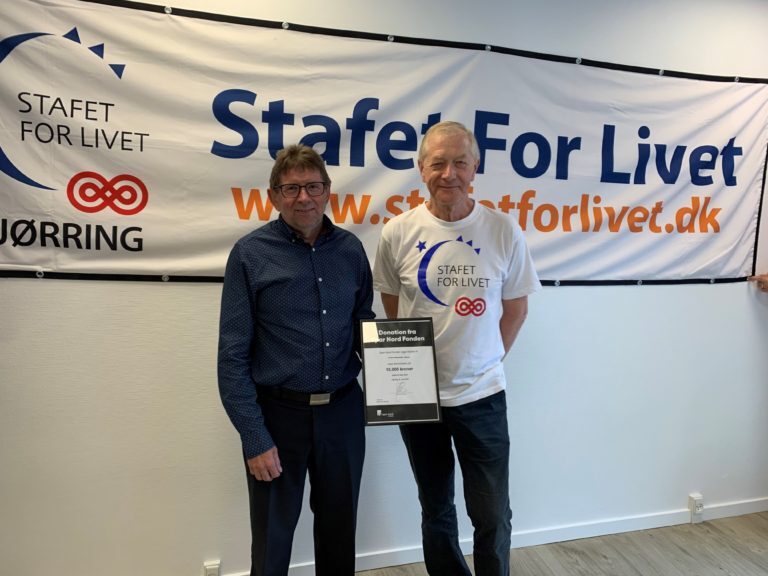 SparNord Fonden donerer 10.000 kr. til Stafet For Livet 2020