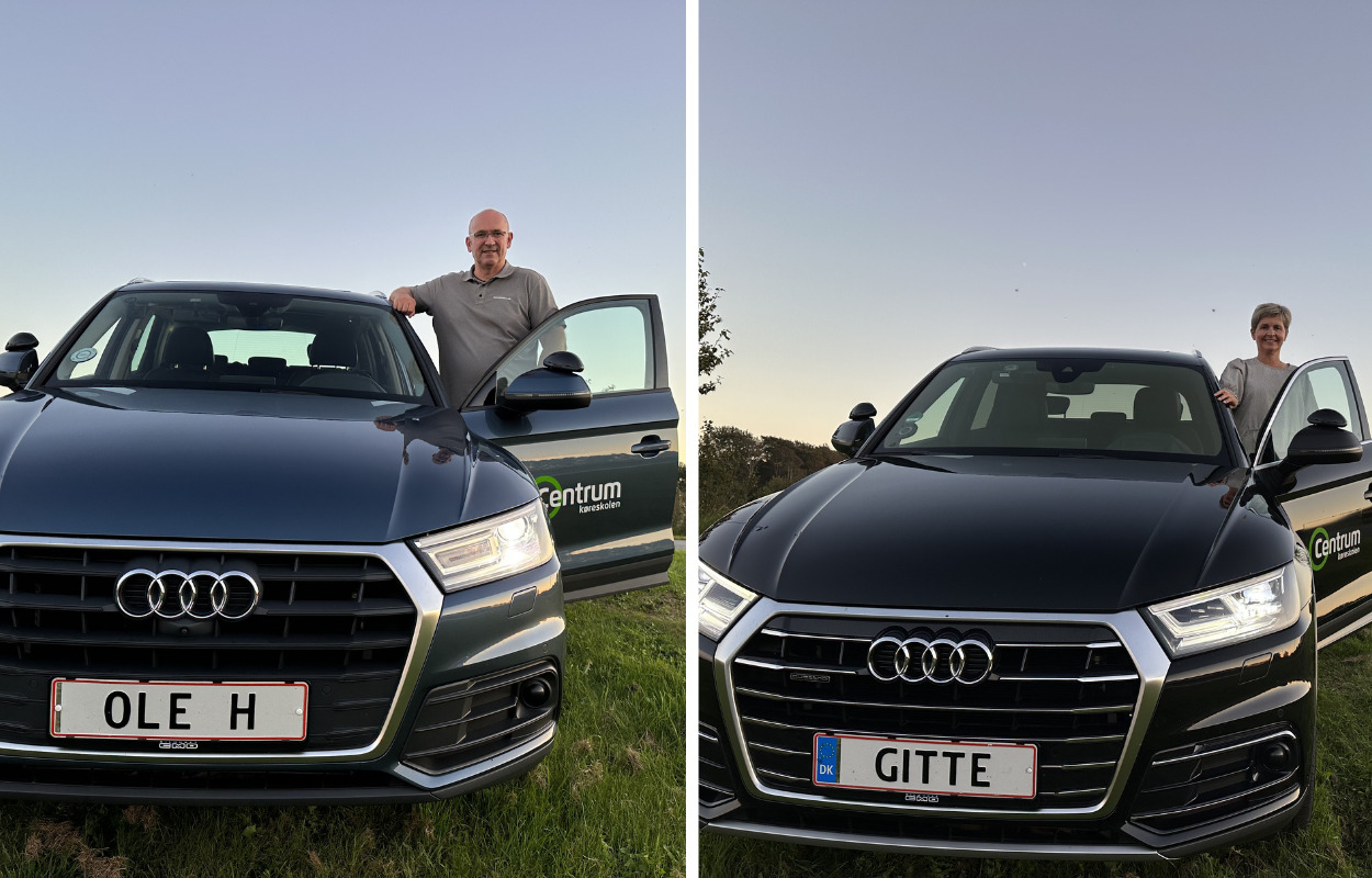 Siden 2011 har Ole og Gitte givet byen flere bilister ved Centrum Køreskolen