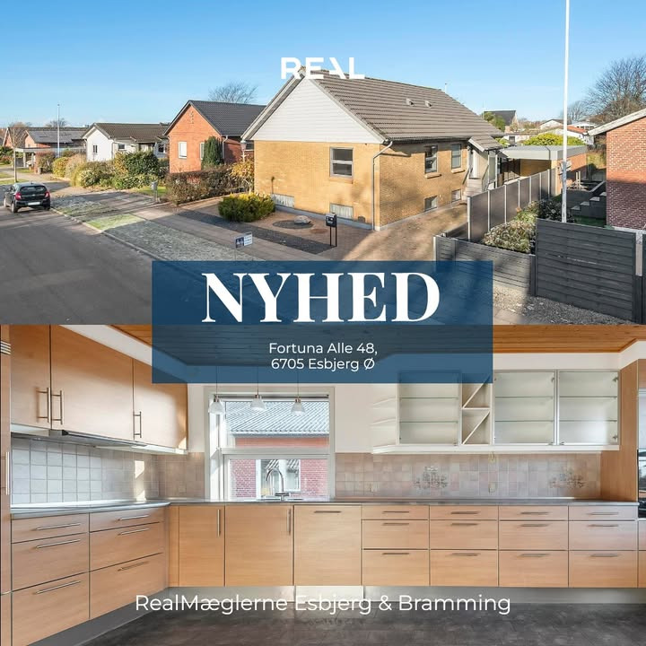 RealMæglerne Esbjerg og Bramming præsenterer indflytningsklar familievilla i Esbjerg Ø