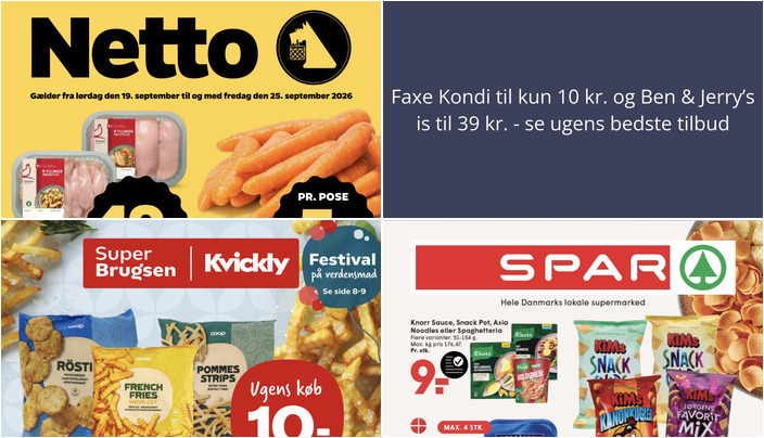 Faxe Kondi til kun 10 kr. og Ben & Jerry’s is til 39 kr. - se ugens bedste tilbud