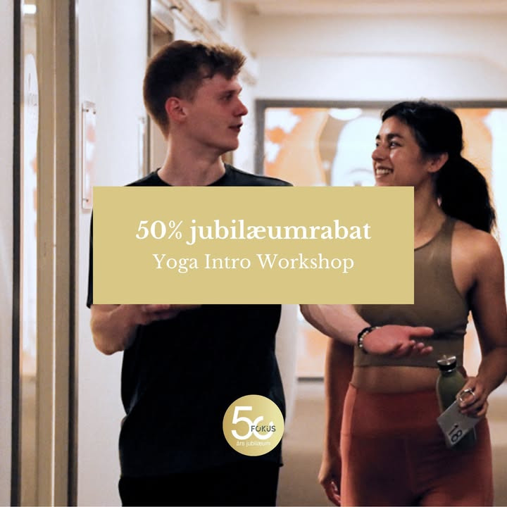 Fokus Folkeoplysning fejrer 50-års jubilæum med yogaworkshop og rabat
