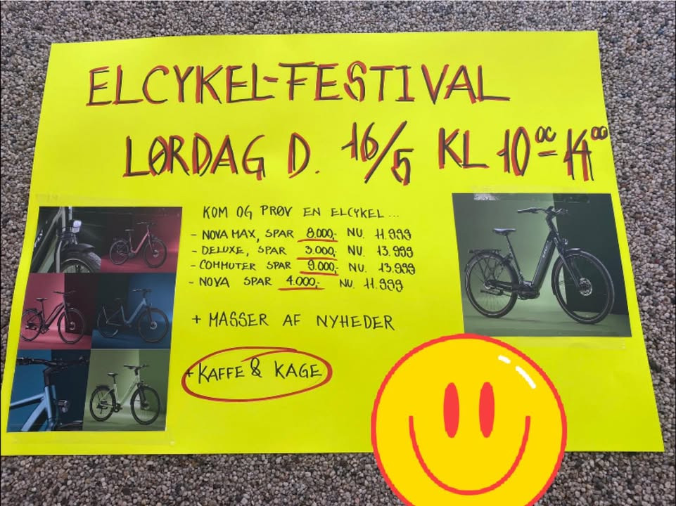 Møllers Cykel Shop inviterer til elcykel festival med gode tilbud og nye modeller