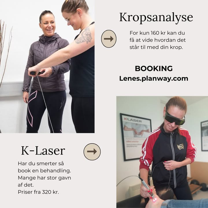 LeneS tilbyder effektiv k-laserbehandling og kropsanalyse til fordelagtige priser