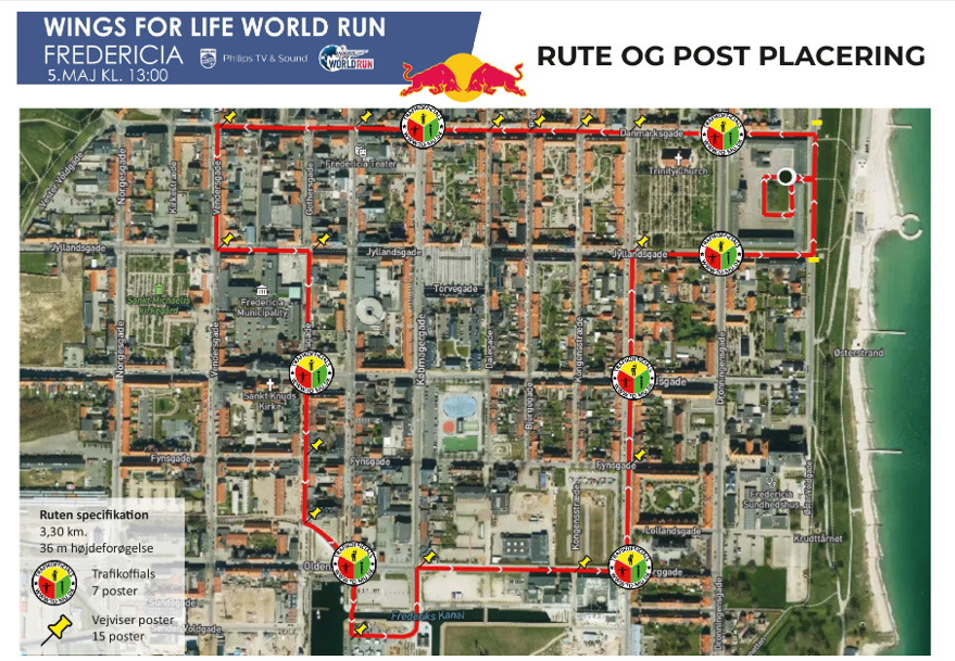 Sådan påvirkes trafikken af Wings for Life den 5. maj