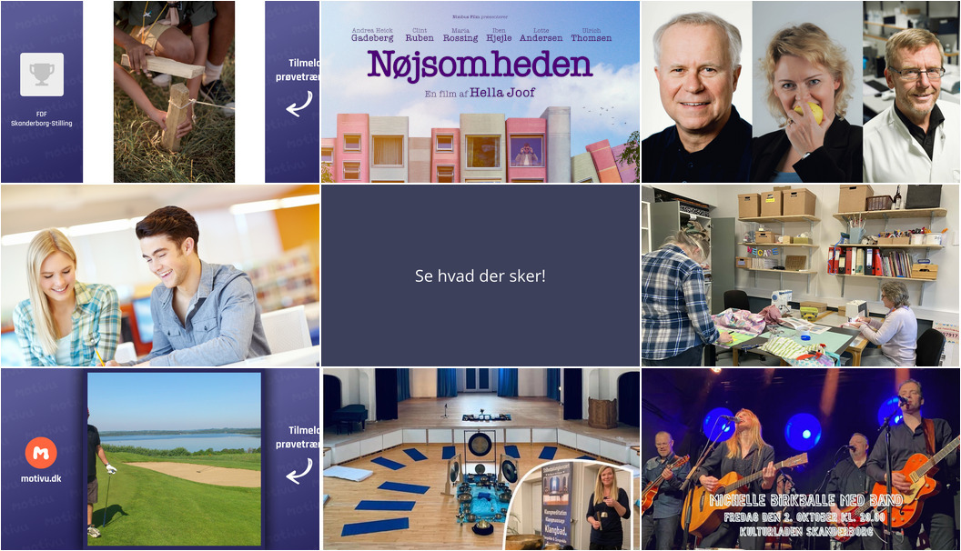 Oplev mangfoldige aktiviteter i Skanderborg i den kommende uge