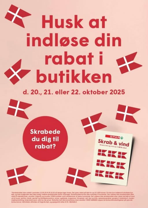 Vindere kan indløse præmier på Spar Valsgårds fødselsdagsskrabelodder 