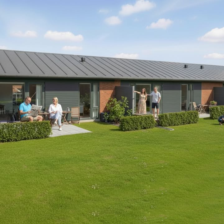 Nye rækkehuse i Assentoft fra RandersBolig klar til indflytning i sommeren 2026