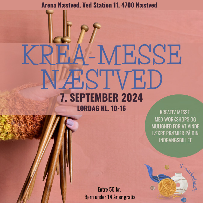 Oplev Danmarks største KREA-messe i Næstved