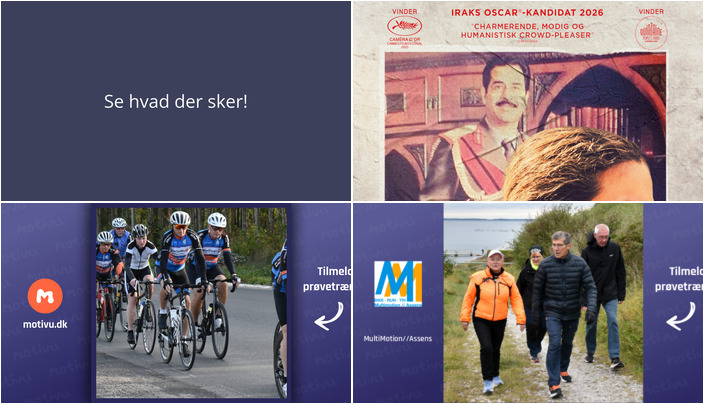 Oplev en spændende weekend i Assens med film, cykelture og powerwalk