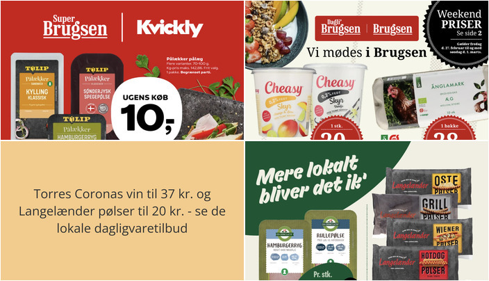Torres Coronas vin til 37 kr. og Langelænder pølser til 20 kr. - se de lokale dagligvaretilbud