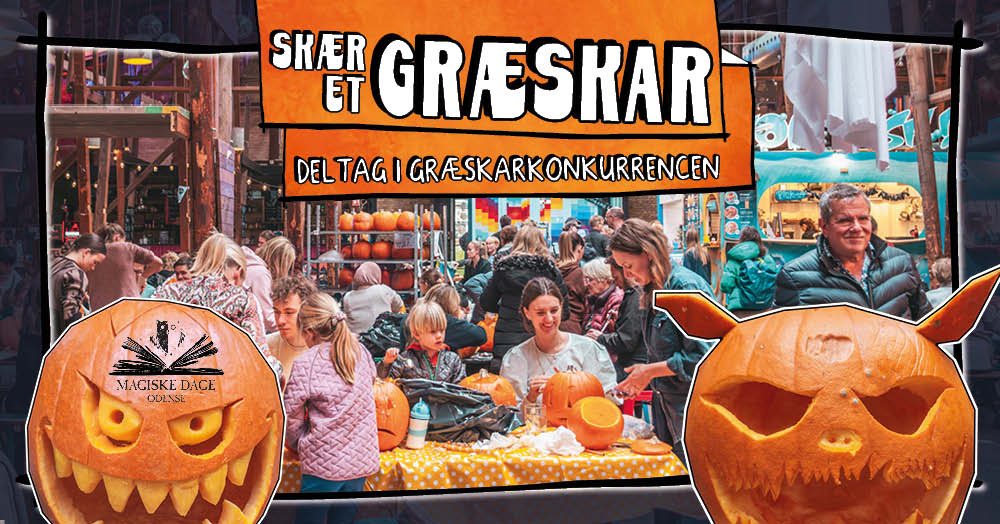 Græskarudskæring og konkurrence i Storms Pakhus