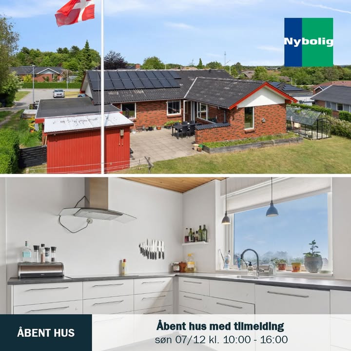 Nybolig Hjørring v/Morten Hove inviterer til åbent hus i charmerende familievilla i Sindal