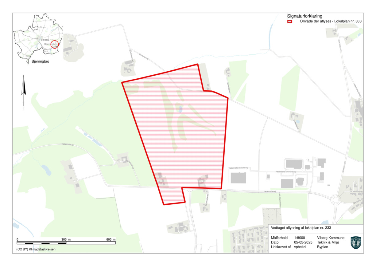 Planer for bolig- og hestecenter i Bjerringbro droppes; oplysninger om klagemuligheder tilgængelige