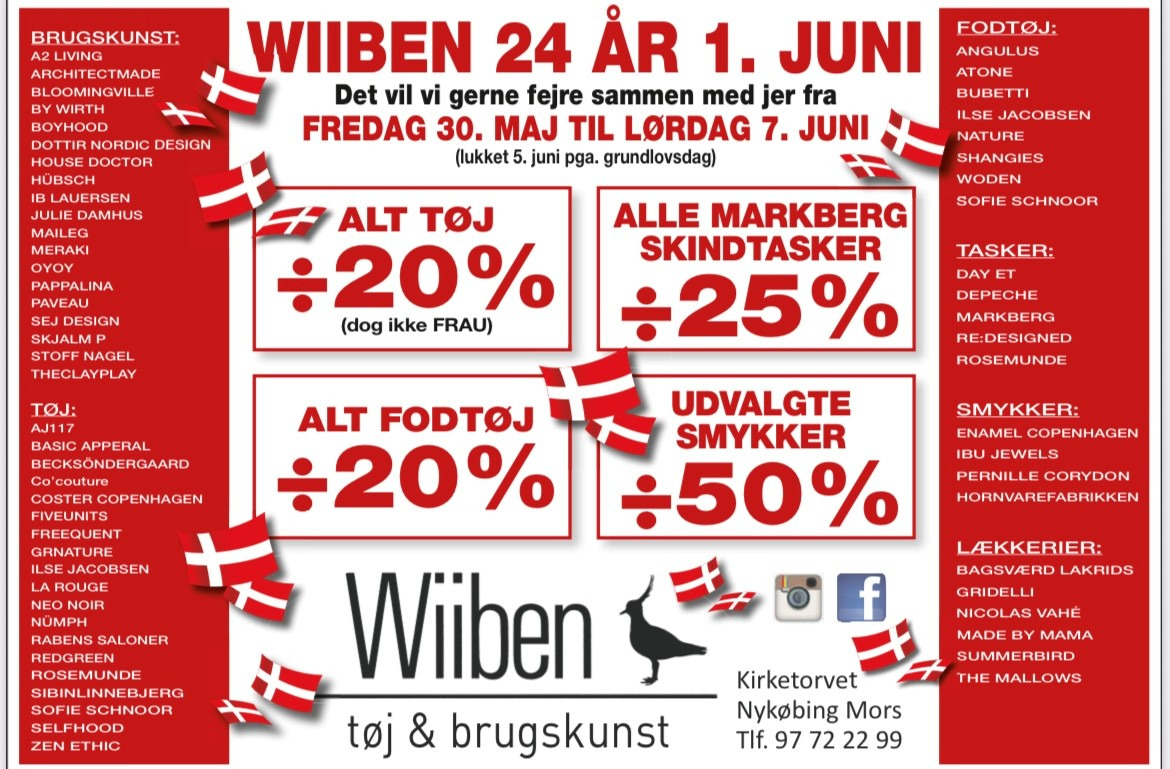 Wiiben fejrer 24-års fødselsdag med fantastiske tilbud