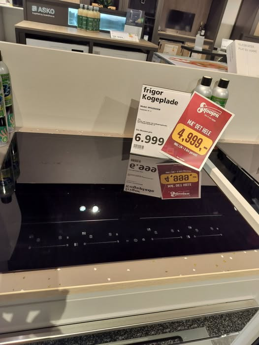 Skousen Vejen tilbyder Frigor 60'er induktionsplade med levering, montering og 5 års garanti til 4.999 kr.