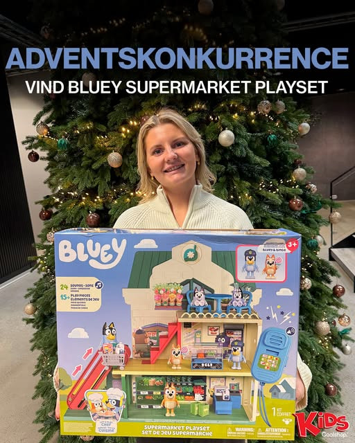 KiDS Coolshop lancerer adventskonkurrence med chance for at vinde Bluey Supermarket Playset
