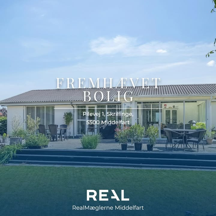 Indflytningsklar villa i Middelfart med stor have og dobbelt garage til salg hos RealMæglerne Middelfart