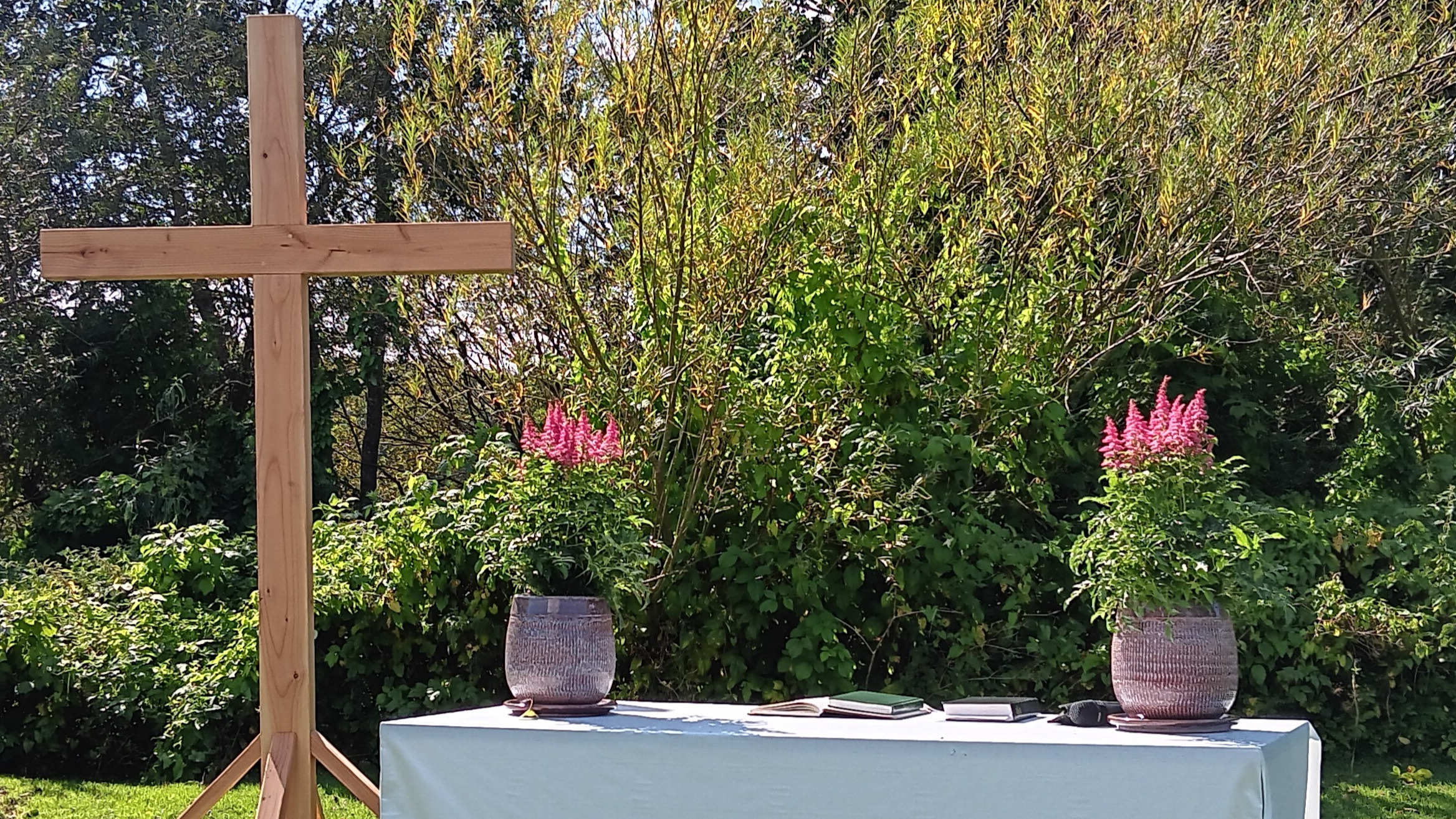 Friluftsgudstjeneste ved Ormstrup Gods 24. august