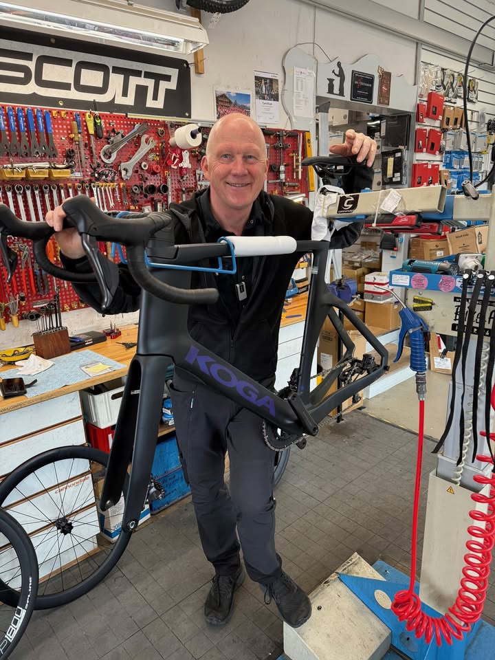 Per P. Cykler er klar med udstyr til en aktiv pinseferie