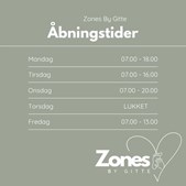 Zones By Gitte tilpasser åbningstider og opdaterer bookingkalenderen