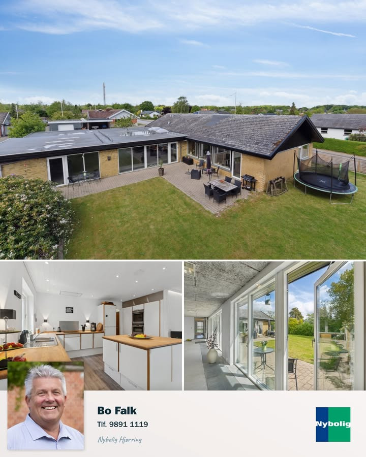 Nybolig Hjørring præsenterer rummelig villa i Sindal med plads til hele familien