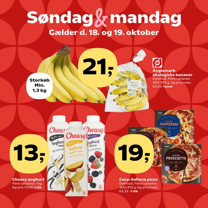 SuperBrugsen Hammerum har søndag- og mandagskøb den 18. og 19. oktober