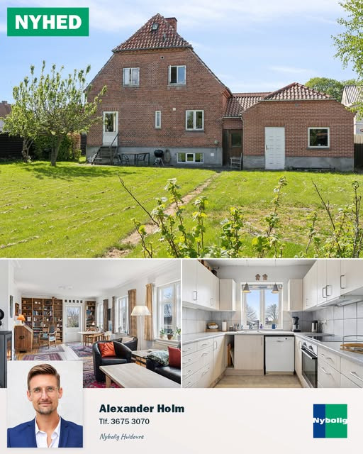 Nybolig Hvidovre fremhæver charmerende murermestervilla i attraktivt område