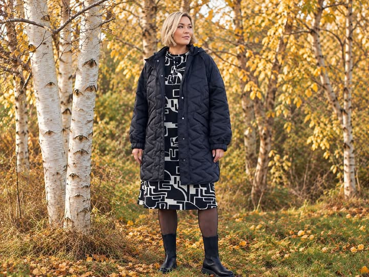 Julia Nørresundby har fyldt op med let overgangsjakke fra CISO