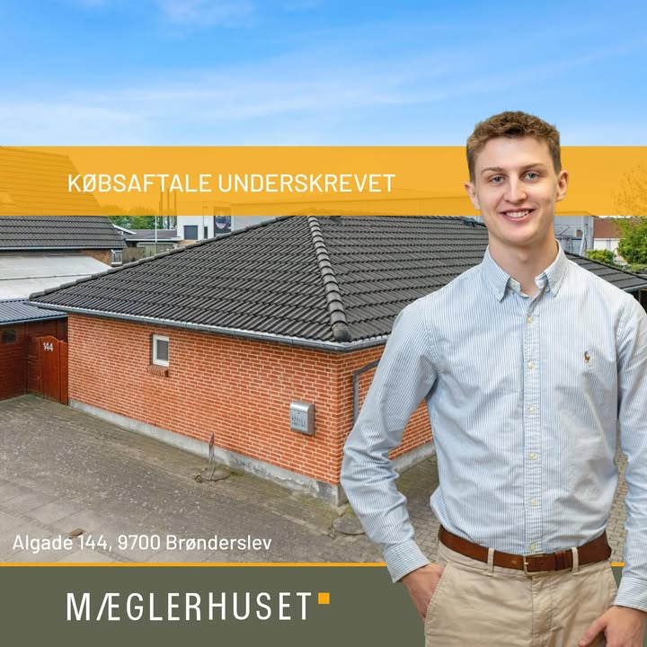 Mæglerhuset Brønderslev har fået underskrevet købsaftale på Algade 144