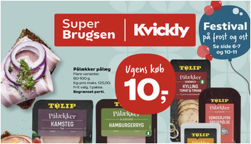 SuperBrugsen: Tulip pålæg til kun 10 kr. og Coop hakket kød til 29 kr.